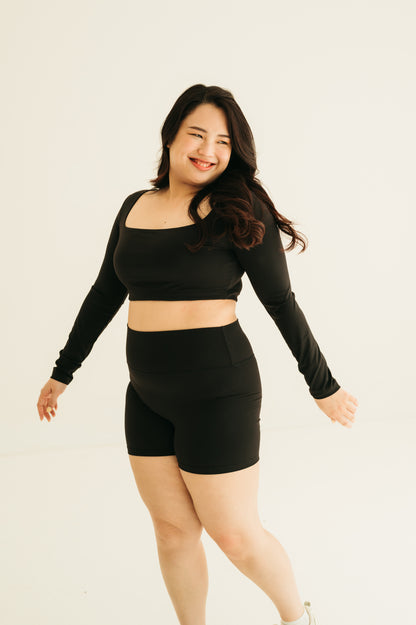 Kozei SoftForm Shorts in Iced Black