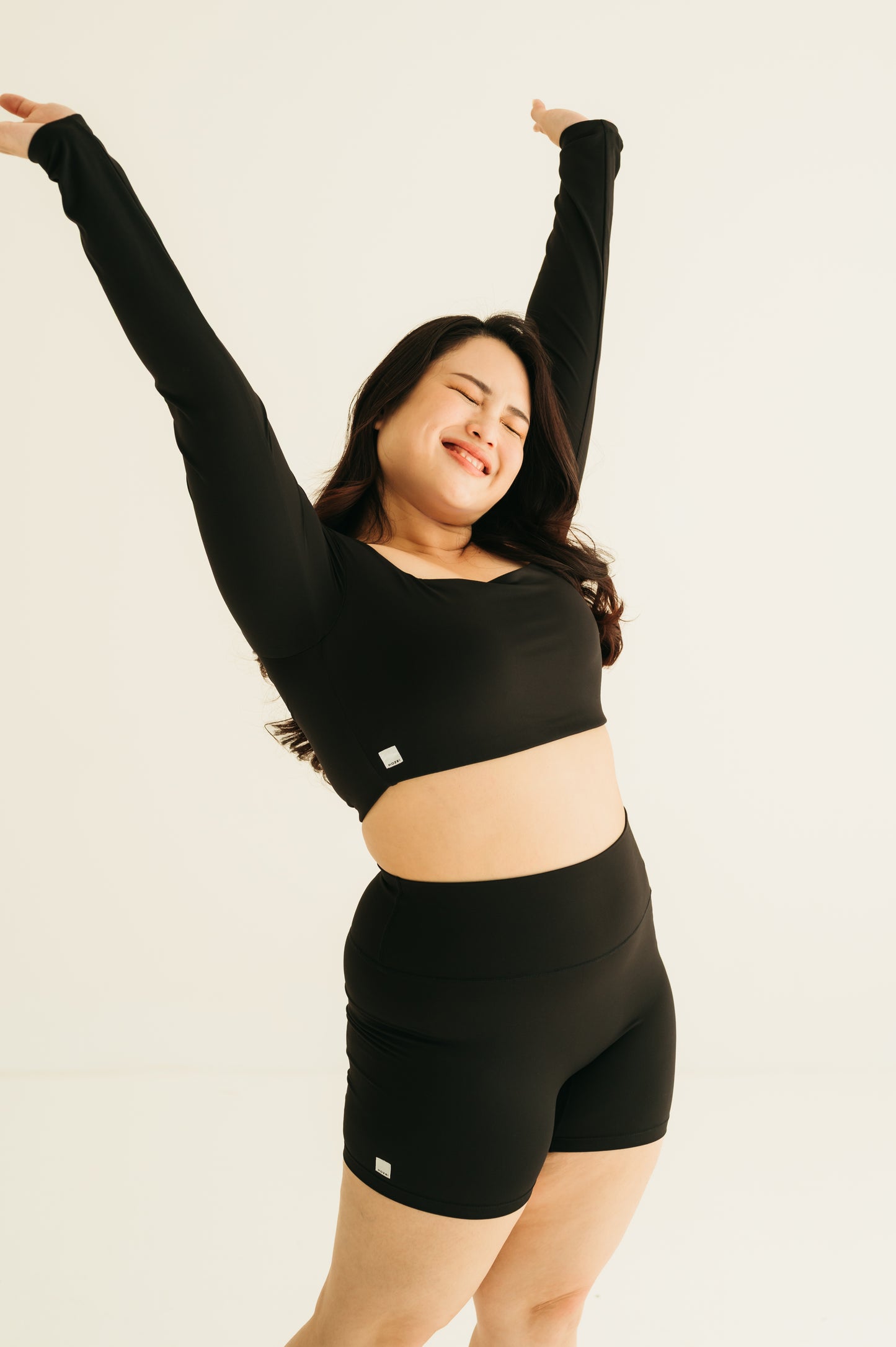 Kozei SoftForm Shorts in Iced Black