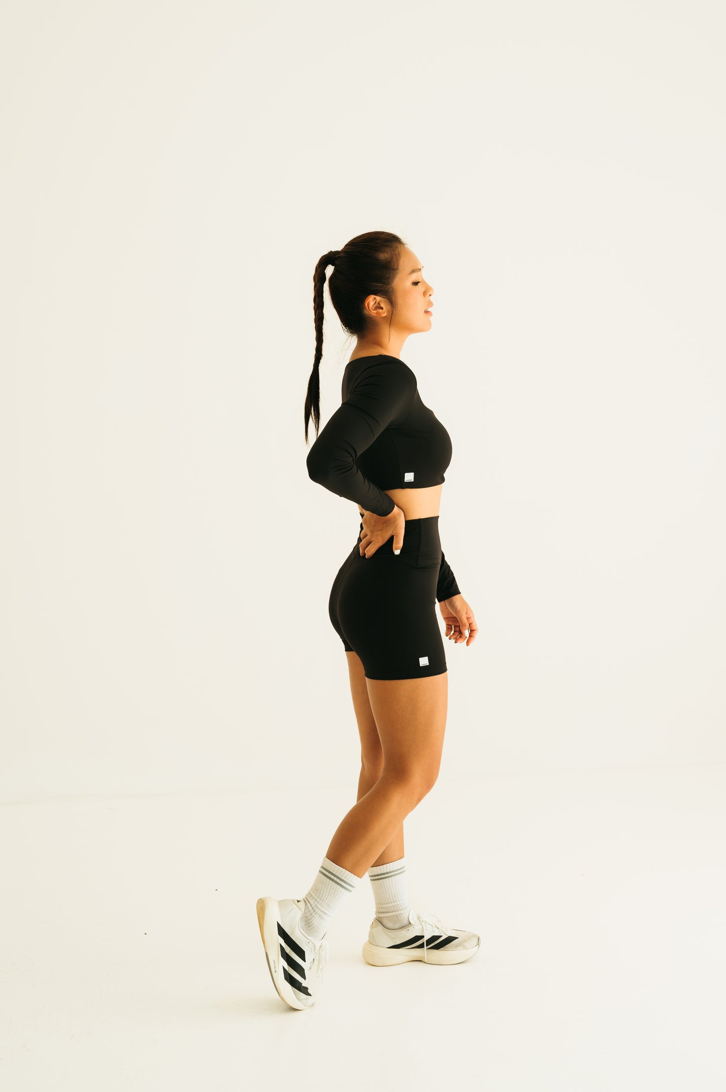 Kozei SoftForm Padded Top in Iced Black