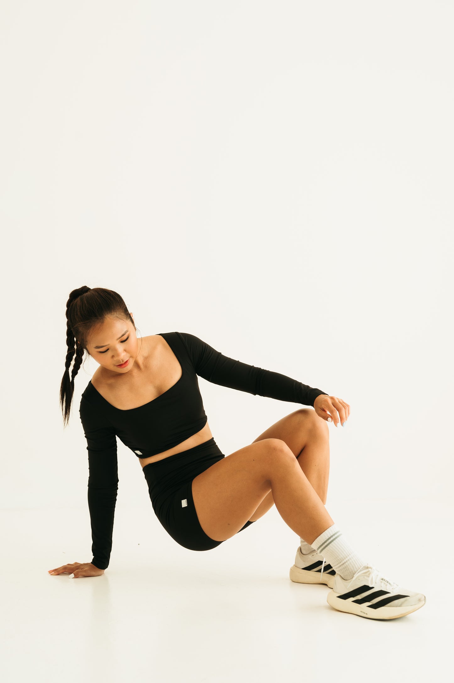 Kozei SoftForm Padded Top in Iced Black