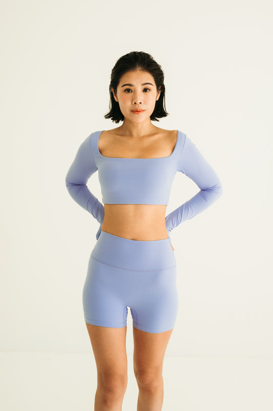 Kozei SoftForm Padded Top in Lavender Cloud